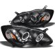 Toyota Corolla 2003-2008 Black Projector Headlights Halo LED