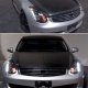 Infiniti G35 Coupe 2003-2007 Black CCFL Halo Projector Headlights with LED