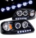 Ford F150 1997-2003 Black Halo Projector Headlights with LED