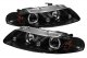 Dodge Avenger 1997-2000 Black Dual Halo Projector Headlights with Integrated LED