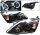 Honda CRV 2007-2011 Black Projector Headlights CCFL Halo