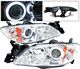 Mazda 3 Sedan 2004-2009 Clear Projector Headlights CCFL Halo
