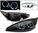 Toyota Camry 2005-2006 Black Dual Halo Projector Headlights