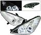 Lexus ES330 2004-2006 Chrome Projector Headlights Halo LED