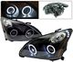 Lexus RX330 2004-2006 Anzo Black Dual CCFL Halo Projector Headlights