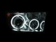 Toyota Sequoia 2008-2015 Black Projector Headlights with CCFL Halo