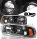 GMC Yukon 2000-2006 TYC Black Projector Headlights