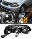Honda Civic 1996-1998 TYC JDM Black Projector Headlights