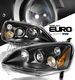 Honda Civic 2001-2003 TYC JDM Black Projector Headlights