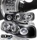 Chevy Silverado 1999-2002 TYC Black Projector Headlights