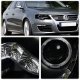 VW Passat 2006-2009 Black Projector Headlights Halo LED DRL
