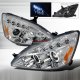 Honda Accord 2003-2007 Clear CCFL Halo Projector Headlights with LED