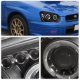 Subaru Impreza 2004-2005 Black Halo Projector Headlights with LED