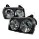 Chrysler 300 2005-2010 Black Projector Headlights