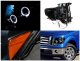 Ford F150 2009-2014 Black Halo Projector Headlights with LED