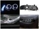 Nissan Sentra 2000-2003 Smoked Halo Projector Headlights LED