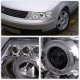 VW Passat 1997-2000 Clear Halo Projector Headlights with LED