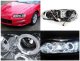 Chevy Camaro 1998-2002 Clear Halo Projector Headlights with LED