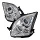 Ford Fusion 2006-2009 Clear Dual Halo Projector Headlights with LED