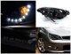 Subaru Impreza 2006-2007 Smoked Projector Headlights with LED