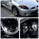 Mitsubishi Eclipse 2006-2012 Smoked Halo Projector Headlights with LED