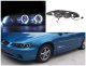 Pontiac Grand Prix 1997-2003 Black Halo Projector Headlights with LED