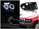 Jeep Grand Cherokee 1999-2004 Smoked Halo Projector Headlights LED