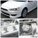 Mitsubishi Lancer 2008-2017 Chrome Projector Headlights LED DRL