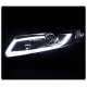 Honda Civic 2012-2013 Black Projector Headlights LED DRL Bar