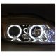 Scion tC 2005-2007 Clear Dual Halo Projector Headlights with LED