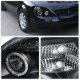 Chevy Cobalt 2005-2010 Smoked Projector Headlights with LED