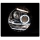 VW Beetle 1998-2005 Clear Halo Projector Headlights