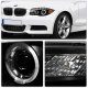 BMW 128i 2008-2013 E82 E88 Black Halo Projector Headlights with LED