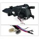 Ford Edge 2007-2010 Black Projector Headlights Halo LED DRL