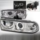 Chevy S10 1998-2004 Clear Dual Halo Projector Headlights