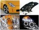 Nissan 350Z 2003-2005 Clear Halo Projector Headlights with LED
