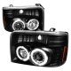 Ford Bronco 1992-1996 Black Halo Projector Headlights