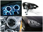 Acura RSX 2002-2004 Clear Dual Halo Projector Headlights