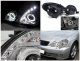 Lexus GS400 1998-2000 Chrome Projector Headlights Halo LED DRL