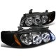 Nissan Sentra 2000-2003 Smoked Halo Projector Headlights LED