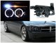 Dodge Charger 2005-2010 Smoked Projector Headlights with LED