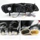 Honda Accord 1998-2002 Smoked Halo Projector Headlights with LED