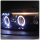 VW Passat 1997-2000 Smoked Halo Projector Headlights with LED