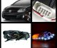 VW Golf 2009-2012 Chrome Projector Headlights Halo LED DRL Signal