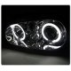 VW Golf 1999-2005 Clear Dual Halo Projector Headlights