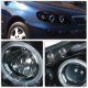 Toyota Corolla 2003-2008 Smoked Halo Projector Headlights with LED