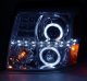 Cadillac Escalade 2002 Clear Halo Projector Headlights with LED