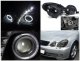 Lexus GS400 1998-2000 Black Projector Headlights Halo LED DRL