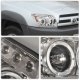 Toyota 4Runner 2003-2005 Clear Halo Projector Headlights with LED