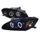 Honda S2000 2004-2009 Smoked Halo Projector Headlights with LED